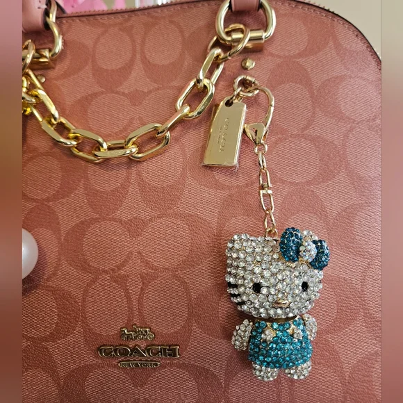 Coach KATY Satchel in Signature Design - Blush Pink Color - EUC - Picture 4 of 12